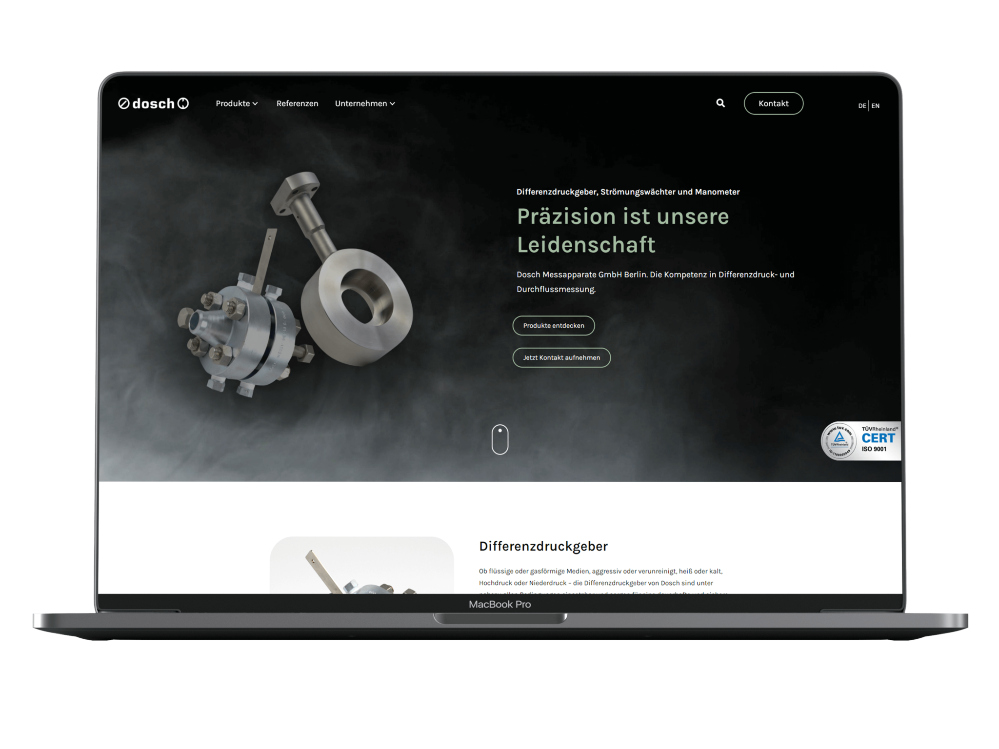 Dosch Messapparate Berlin. Der Spezialist für Differenzdruck und